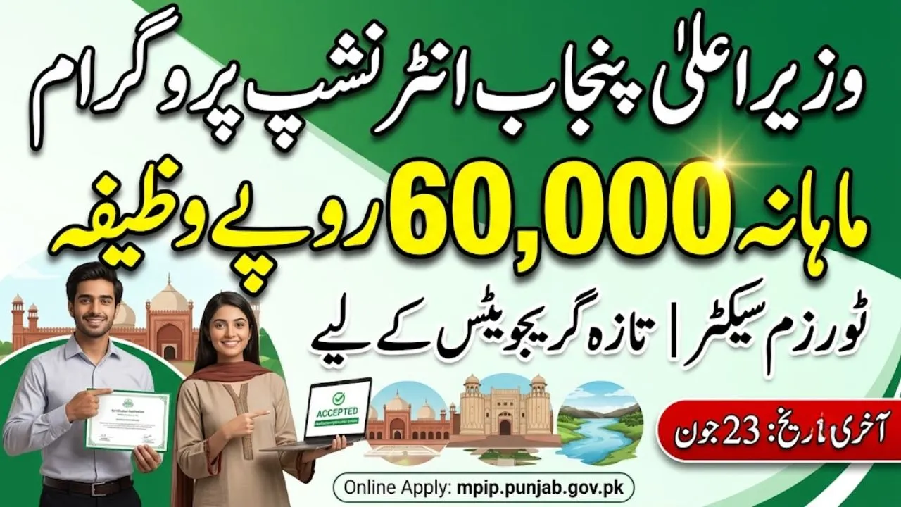 CM Punjab Tourism Internship Program 2026